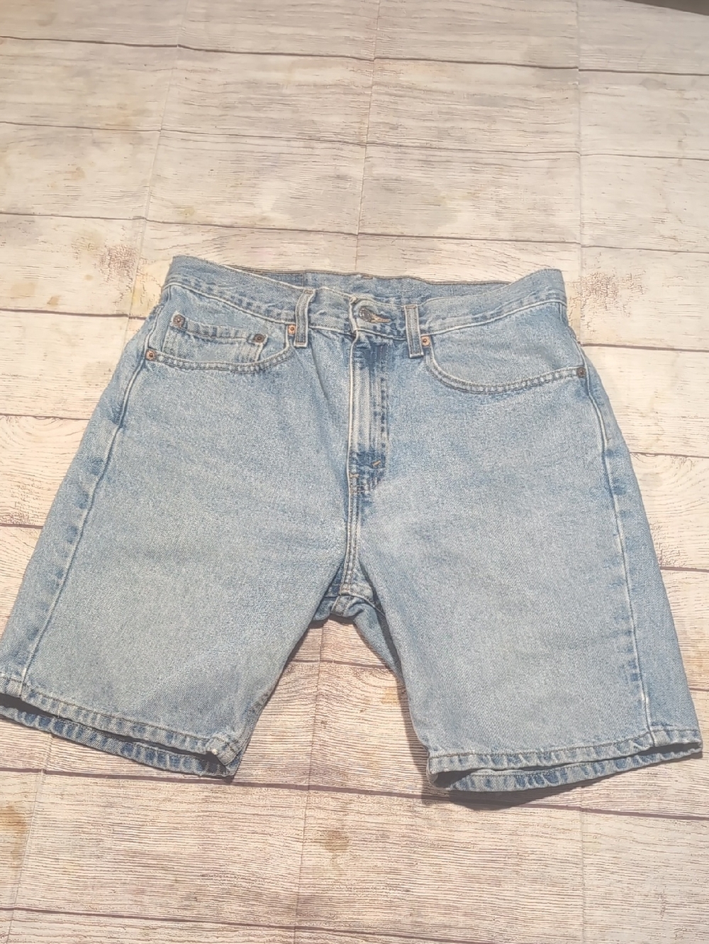Levi's 505 Women's Vintage Denim Shorts Jorts Size 31 Red Tag